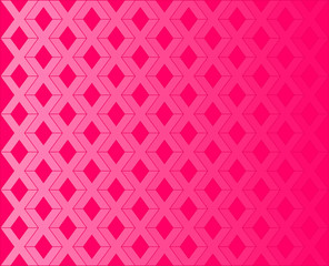 Pink X letter pattern background vector. Repeat X alphabet on pink background.