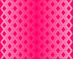 Pink X letter pattern background vector. Repeat X alphabet on pink background.