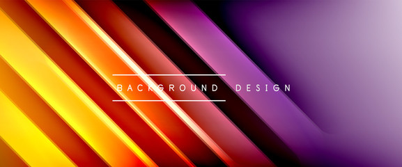 Dynamic trendy fluid color gradient abstract background with flowing wave lines. Vector Illustration