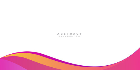 Modern purple orange wave curved abstract background for presentation design.