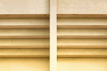 Abstract architecture. Close up of some stands of a football stadium