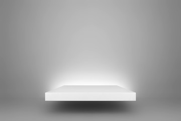 Blank product showcase spotlight background.