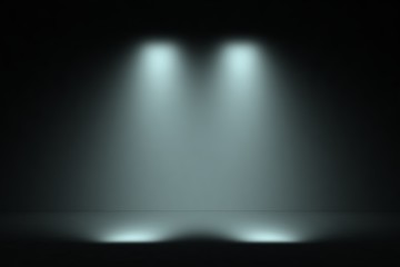 Product showcase spotlight background.