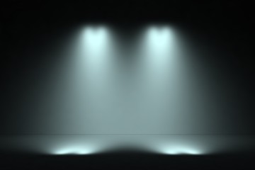 Product showcase spotlight background.