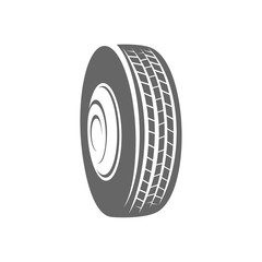 Tire logo vector icon illustration design template