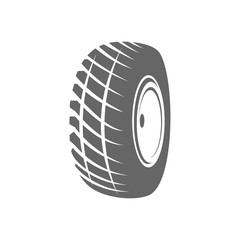 Tire logo vector icon illustration design template