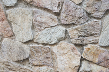 Stone wall of the acient castle.