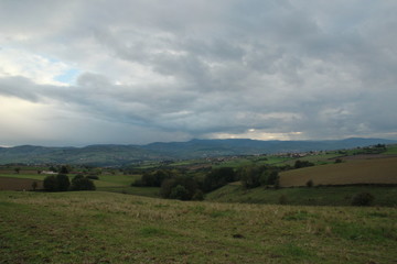 Obraz premium Paysage autour de Saint Maurice sur Dargoire