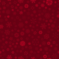 vector winter snow christmas seamless pattern