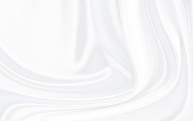 Obraz premium White gray satin texture that is white silver fabric silk background with beautiful soft blur pattern natural.