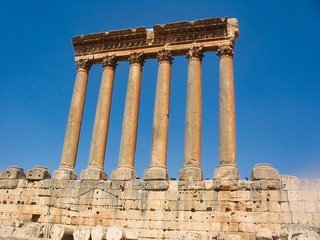 Baalbek Lebanon old roman ruins UNESCO world heritage