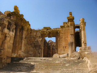 Baalbek Lebanon old roman ruins UNESCO world heritage