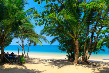 Fototapeta na wymiar Thai tropical beach