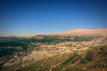 Naklejka premium Lebanon mountain panorama