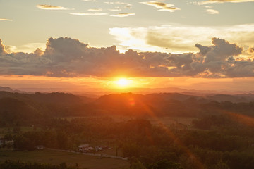 Chocolate Hills on Bohol Island. Country Philippines. A very beautiful place, a tourist attraction with hills. Beautiful landscape