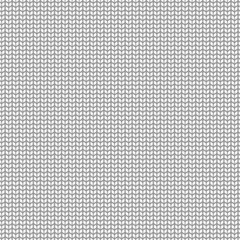 Knitted pattern. Seamless white sweater or scarf texture, cartoon handmade wool carpet texture. Vector crochet knitted seamless pattern for fashion wallpaper