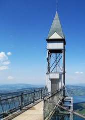Fototapeta na wymiar Hammetschwand lift in Switzerland