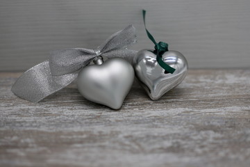 Valentine's Day, silver heart