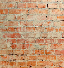 brick red wall close up texture rough