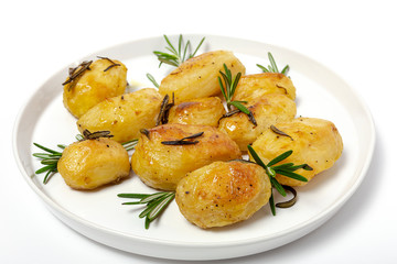 Homemade roasted potatoes with rosemary