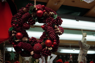 Naklejka premium Decoraciones de navidad