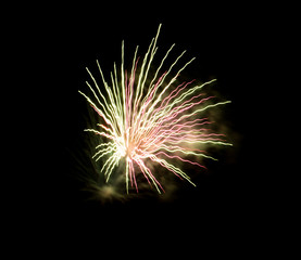 Beautiful Firework in the sky, celebration and new year concept