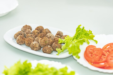 Meat dumpling home made meat-ball lunch