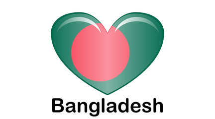 Bangladesh flag, official colors and proportion correctly. National Bangladesh flag.