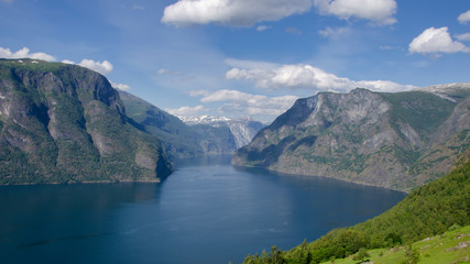 Obraz na płótnie Canvas Joli fjord en Norvège dans la région de Flam