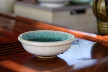 attributes for the tea ceremony in the master class