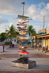 Key West signpost