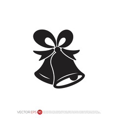 Pictograph of Christmas Bells for template logo, icon, and identity vector designs.