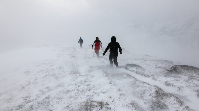 Randonn&eacute;e hivernale aux Lofoten
