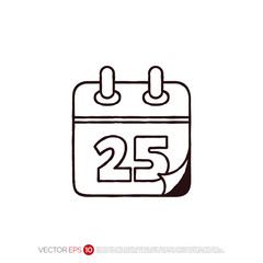 Pictograph of calendar for template logo, icon, and identity vector designs.