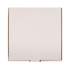 Plain pizza box