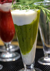 Colorful cocktail of fruits and vegetables. Healthy diet