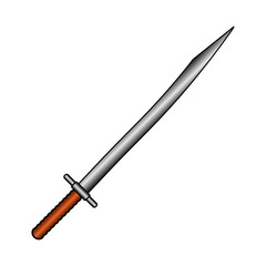 Sword sign icon.