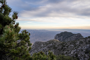 Views of the mountains are always present in the deserts of West Texas. 