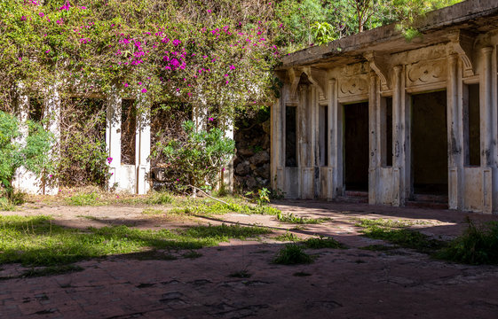 Abandoned spa hotel Balneario in Gran Canaria Firgas