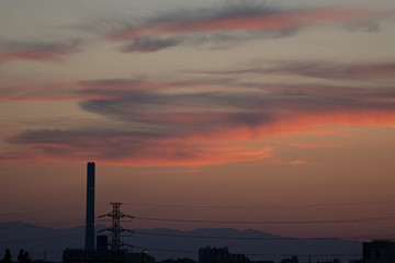 Naklejka premium 夕焼け
