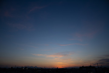 Obraz premium 日没