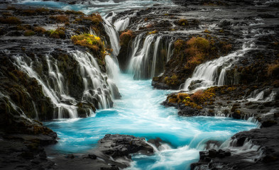 Bruarfoss, the most beautyfull waterfall in Island