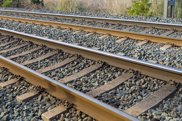 Naklejka premium Parallel railways