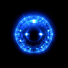 Vivid abstract background. Beautiful design of rotation frame.  .Mystical portal. Bright sphere lens. Rotating lines. Glow ring. .Magic neon ball. Led blurred swirl. Spiral glint lines.