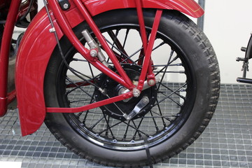 wheel of motorcycle