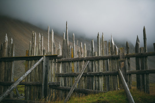 Old fence in Iceland