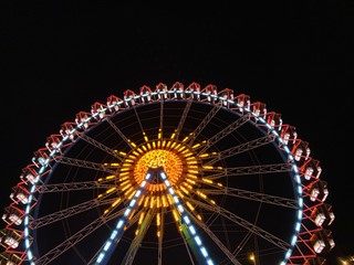 ferris wheel at night