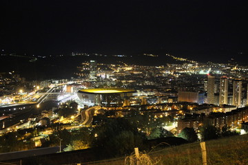 Fototapeta na wymiar Bilbao night view