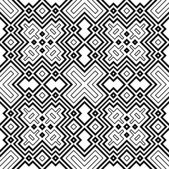 Seamless abstract background with rhombuses. Checkered infinity geometric pattern. Vector illustration. 