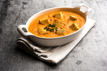 Paneer Korma, Kurma or Quorma is a popular Indian main course recipe made using cottage cheese with curry made of curd, coconut and cashew nuts